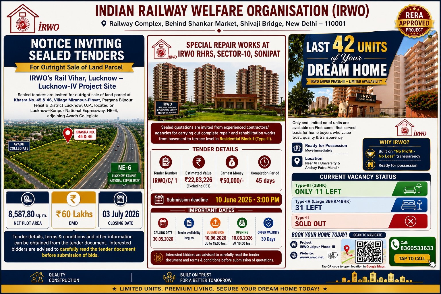 IRWO Jaipur Phase-III Poster